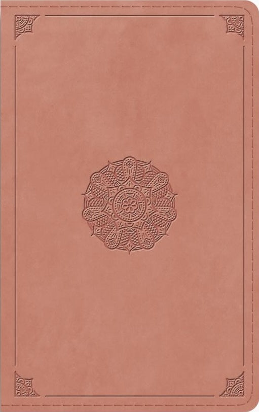 ESV Thinline Bible, Thumb Indexed (Trutone, Blush Rose, Emblem Design) - ESV - 9798874904333
