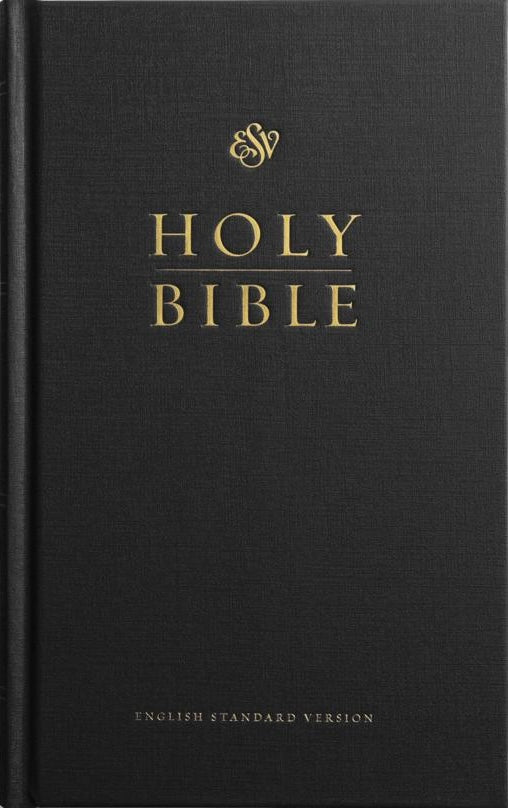ESV Church Bible, Large Print, Red Letter (Hardcover, Black) - ESV - 9798874903749