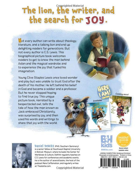 C.S. Lewis: The Writer Who Found Joy (Here I Am! Biography)