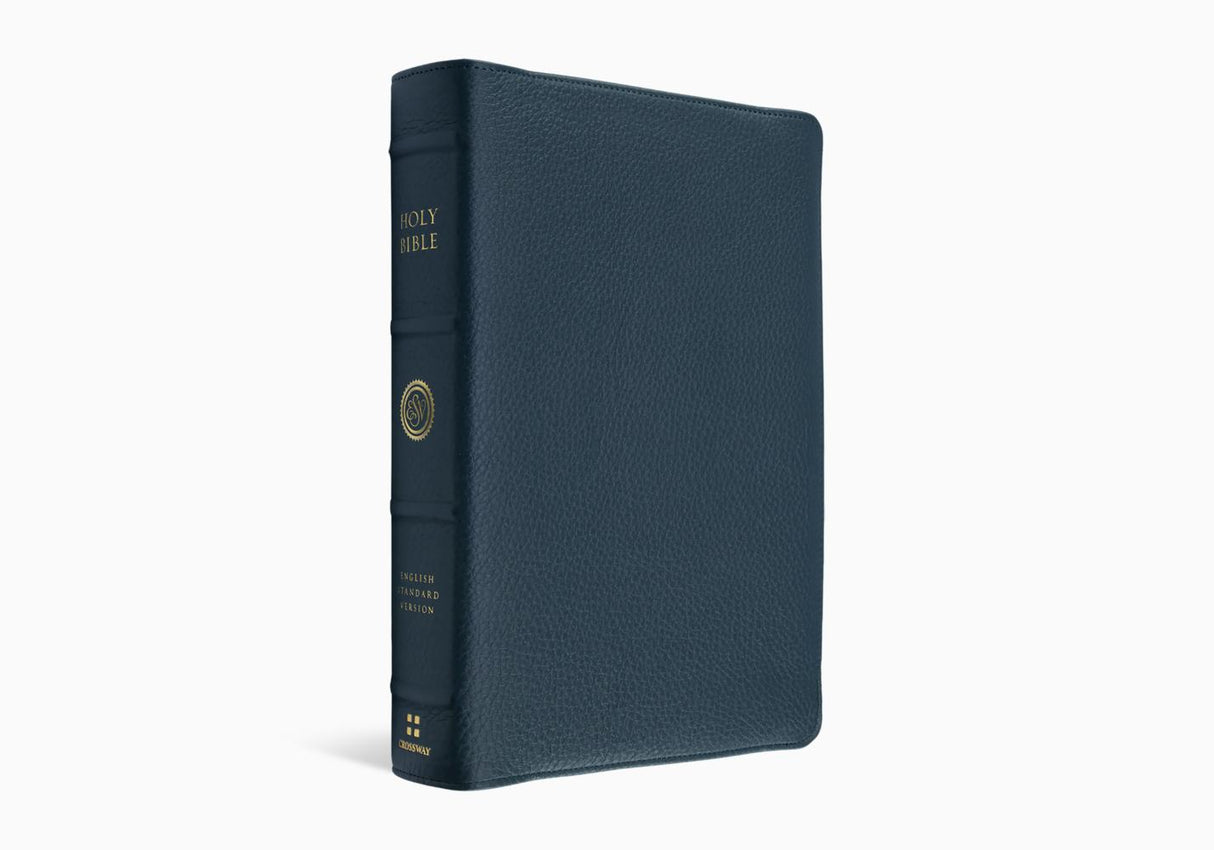 ESV Heirloom Bible, Veritas: Single Column Edition (Calfskin, Meridian Blue) - () - 9798874913717
