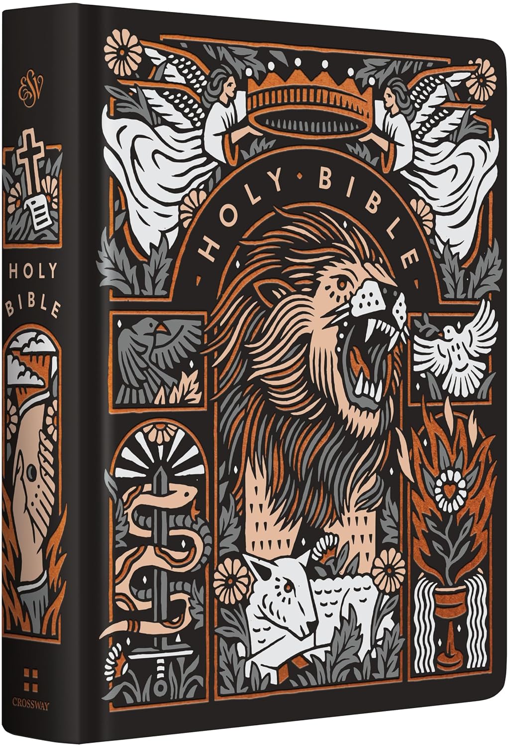 ESV Single Column Journaling Bible, Artist Series (Hardcover, Joshua Noom, the Lion and the Lamb) - ESV - 9798874900908