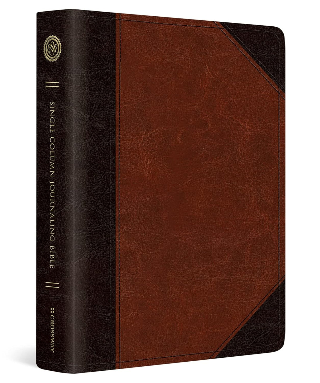 ESV Single Column Journaling Bible (Trutone, Brown/Cordovan, Portfolio Design) - ESV - 9798874900953