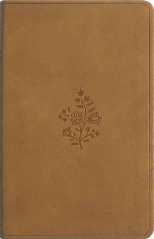 ESV Premium Gift Bible (Trutone, Nubuck Caramel, Wildflower Design) - ESV - 9798874903176