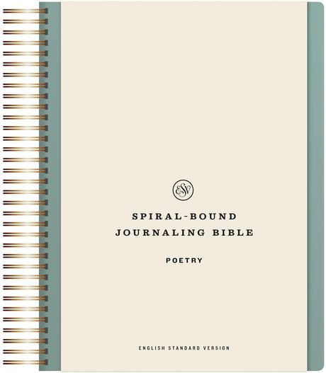 ESV Spiral-Bound Journaling Bible, Poetry (Hardcover) - English Standard - 9781433596452