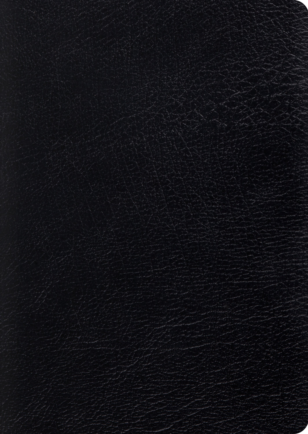 ESV Study Bible, Large Print (Genuine Leather, Black) front cover (1018281132079)