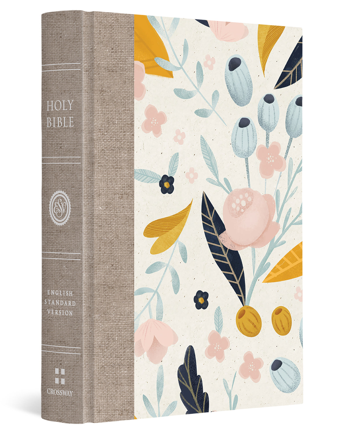 ESV Large Print Compact Bible (Hardcover, Spring Bloom) cover image (1024966262831)