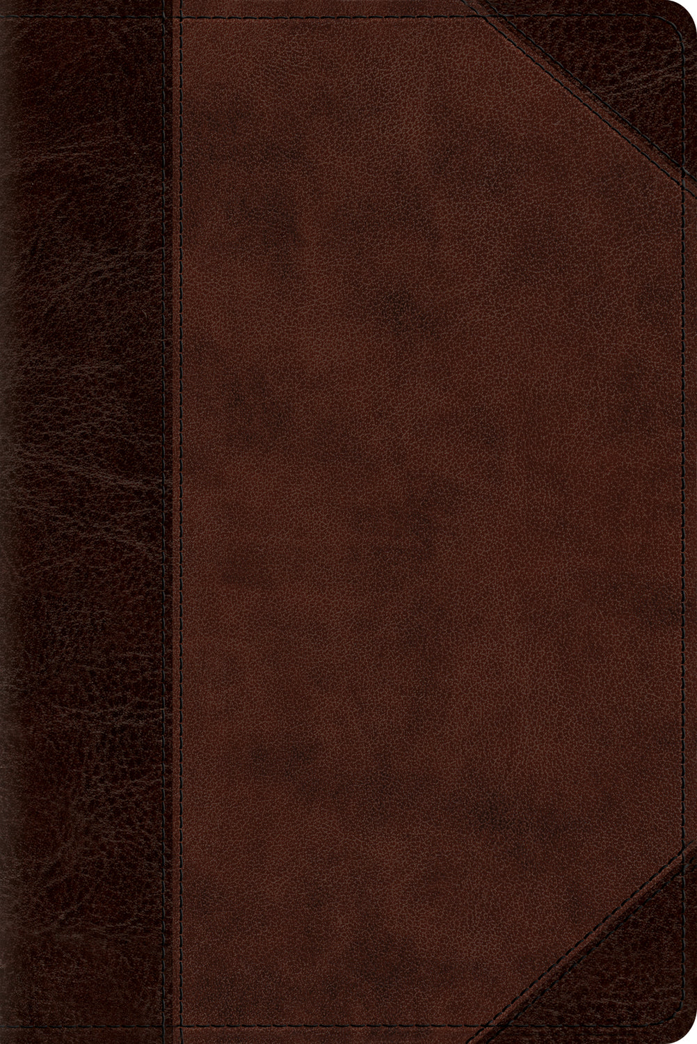 ESV Personal Reference Bible (TruTone, Brown/Walnut, Portfolio Design) front cover (1016352178223)