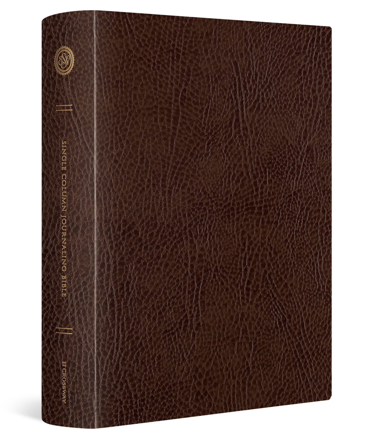 ESV Single Column Journaling Bible, Large Print (Bonded Leather, Mocha) cover image (1023790317615)