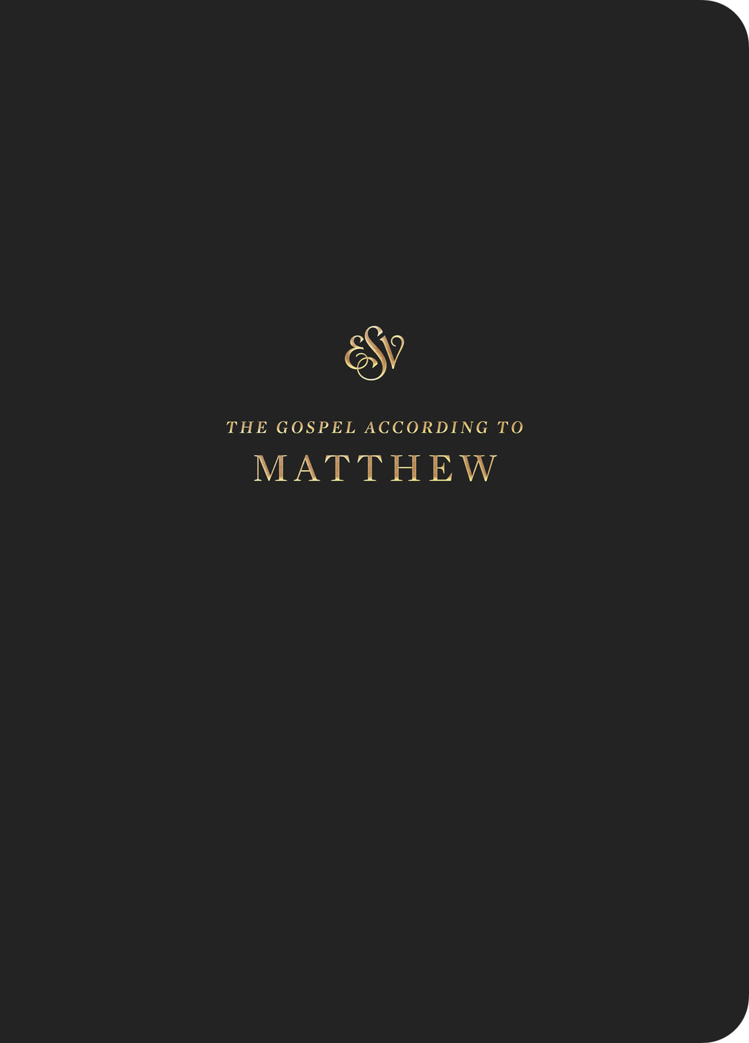 ESV Scripture Journal: Matthew front cover (1042088951855)