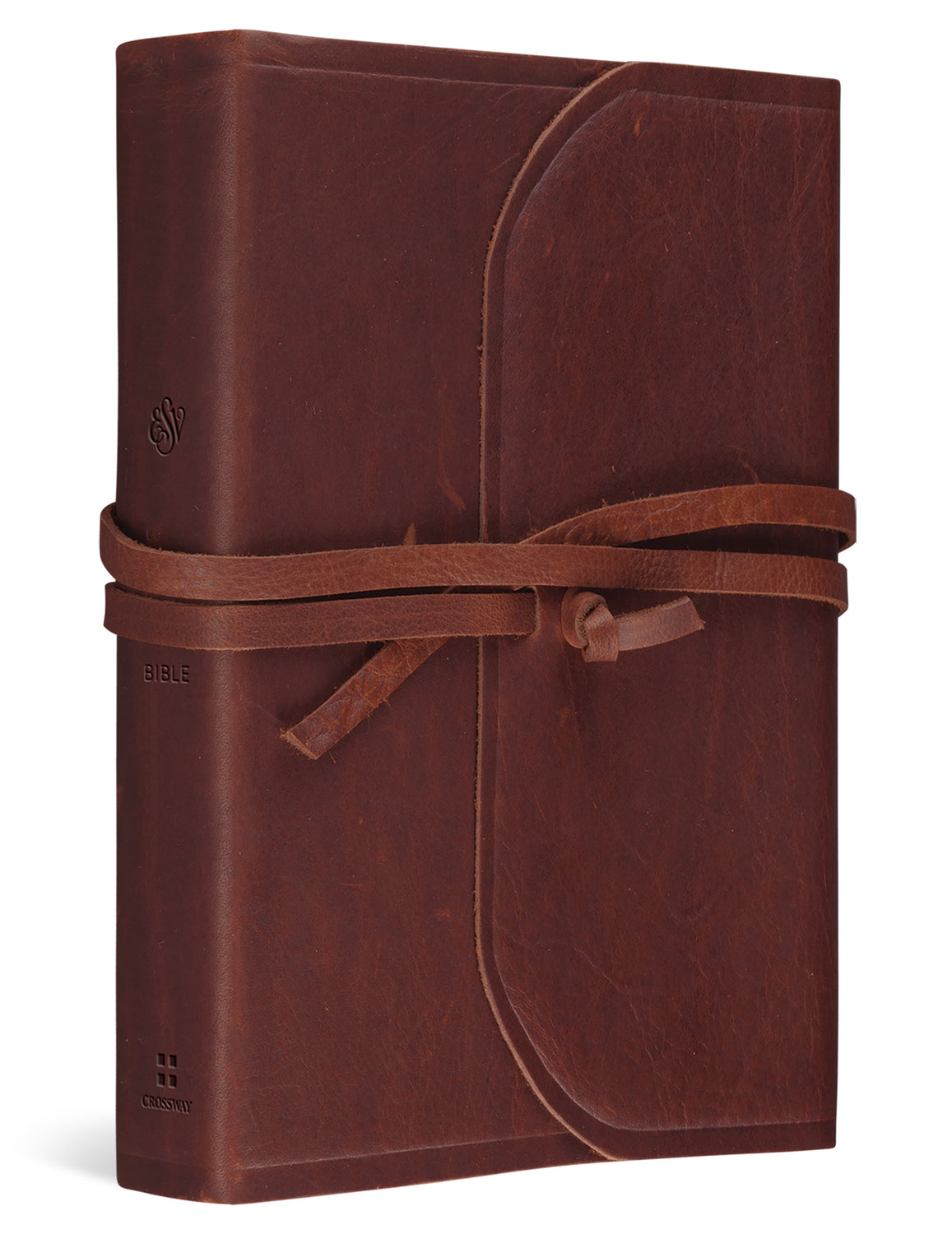 ESV Student Study Bible (Natural Leather, Brown, Flap with Strap) cover image (7644689072328)