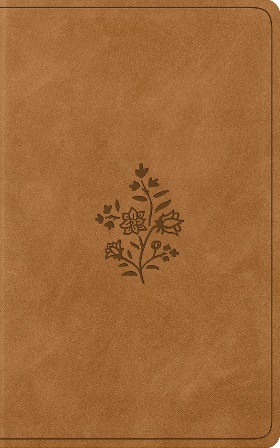 ESV Vest Pocket New Testament with Psalms and Proverbs (Trutone, Nubuck Caramel, Wildflower Design) front cover (7991102111944)