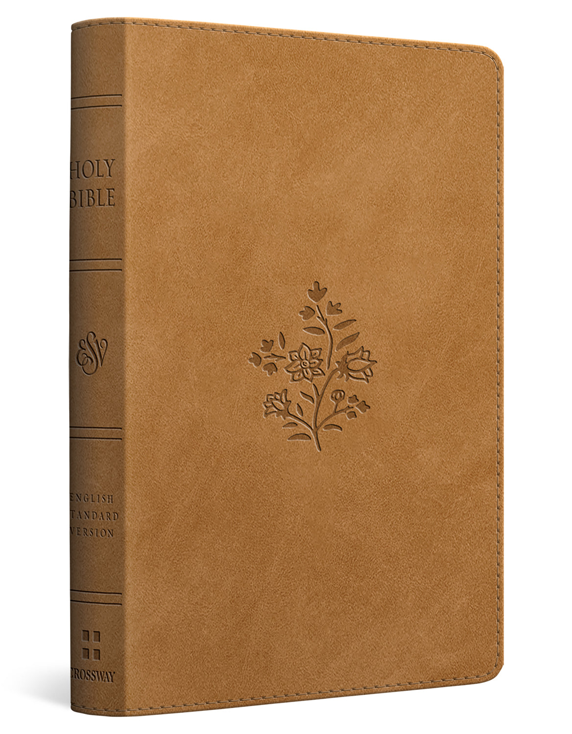 ESV Compact Bible (Trutone, Nubuck Caramel, Wildflower Design) cover image (8251961934024)