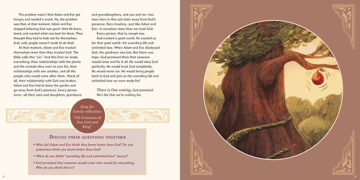 The One We're Waiting for: An Illustrated Advent Devotional for Families