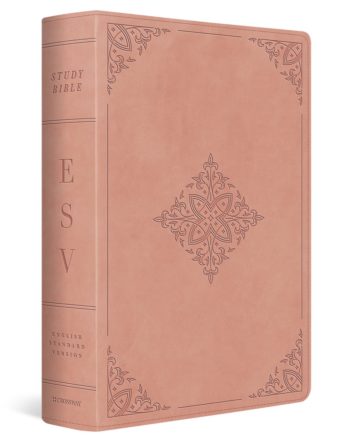 ESV Study Bible (Trutone, Blush Rose, Fleur-De-Lis Design) cover image (8251962654920)