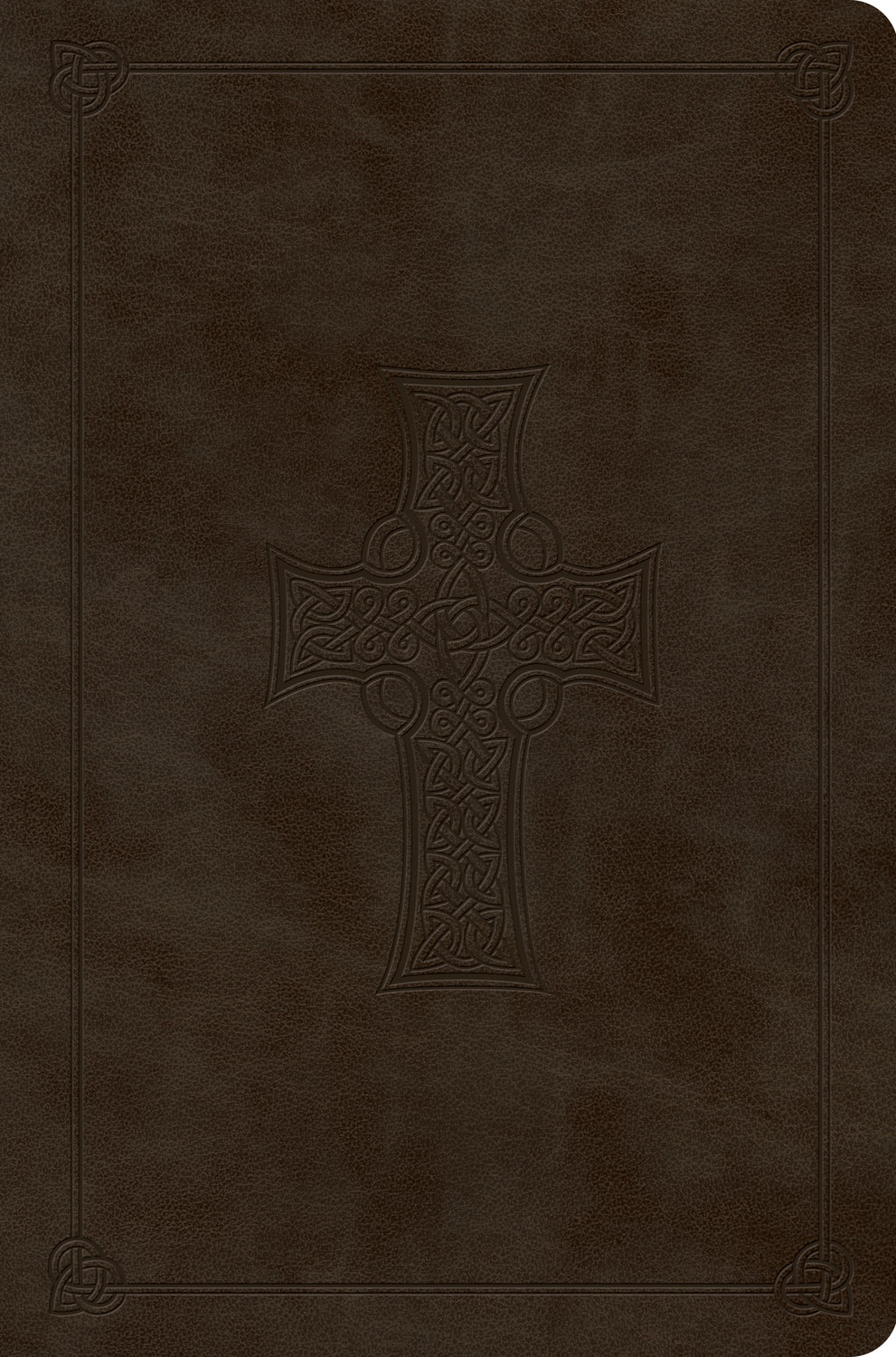 ESV Value Compact Bible (Trutone, Olive, Celtic Cross Design) front cover (8251966554312)