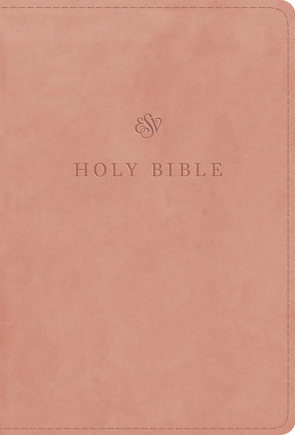 ESV Large Print Compact Bible, Red Letter (Trutone, Blush Rose) front cover (8251951120584)