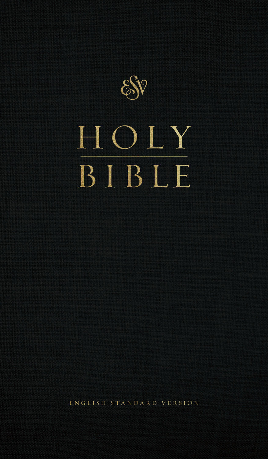 ESV Church Bible, Red Letter (Hardcover, Black) front cover (8252160737480)
