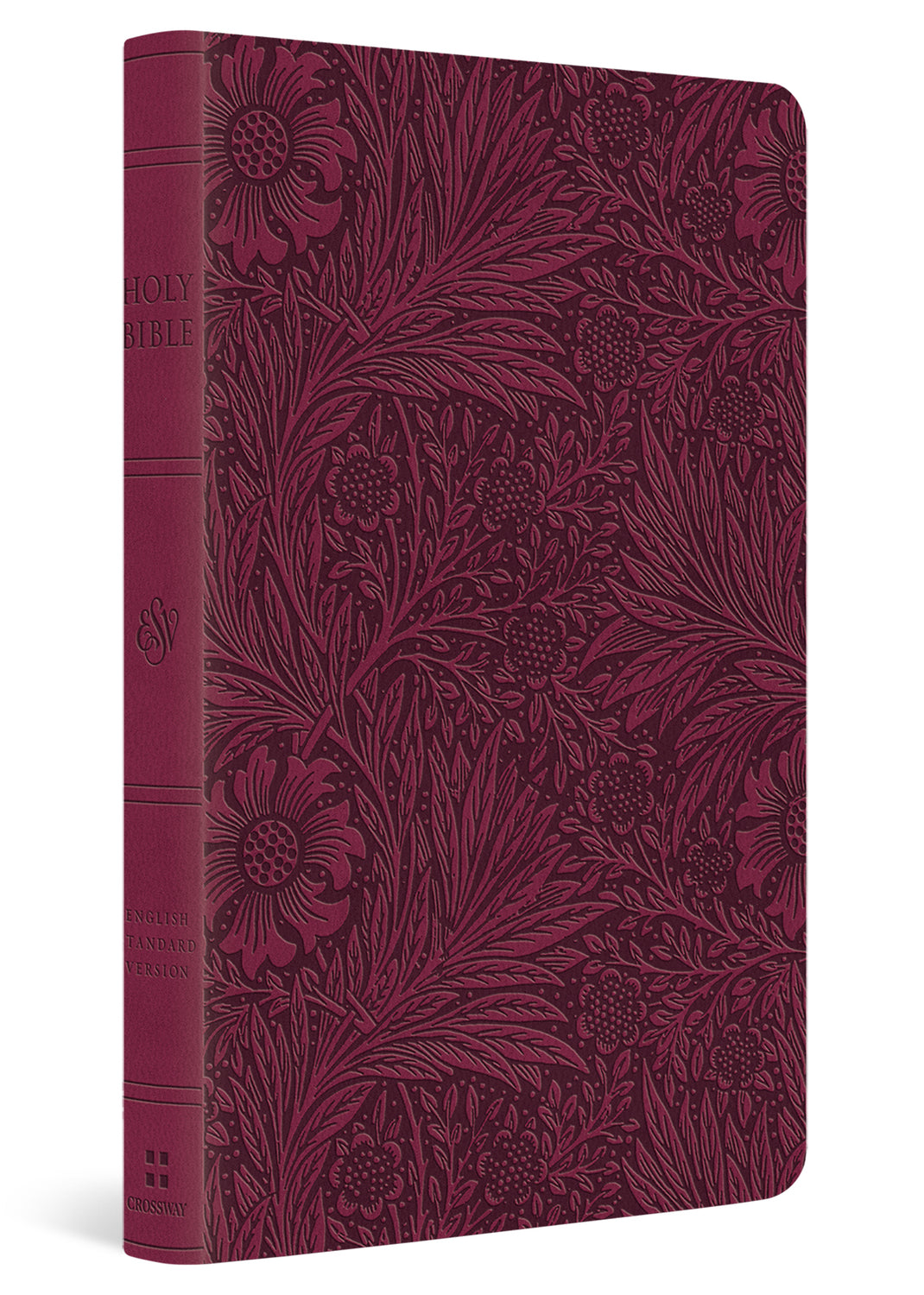 ESV Value Thinline Bible (Trutone, Raspberry, Floral Design) cover image (8251948630216)