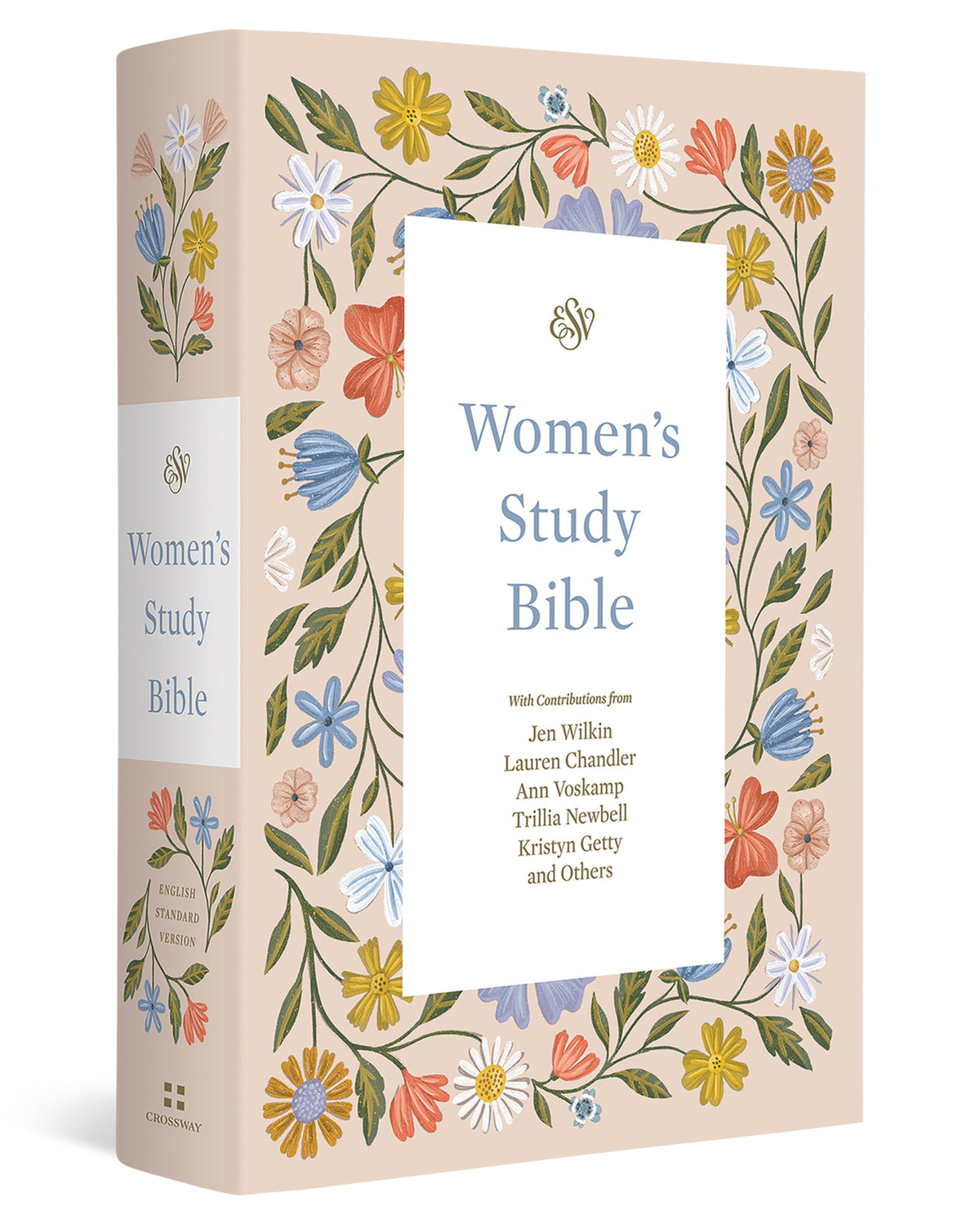 ESV Women's Study Bible (Hardcover, Blush Wildflower Design) cover image (8252135932104)
