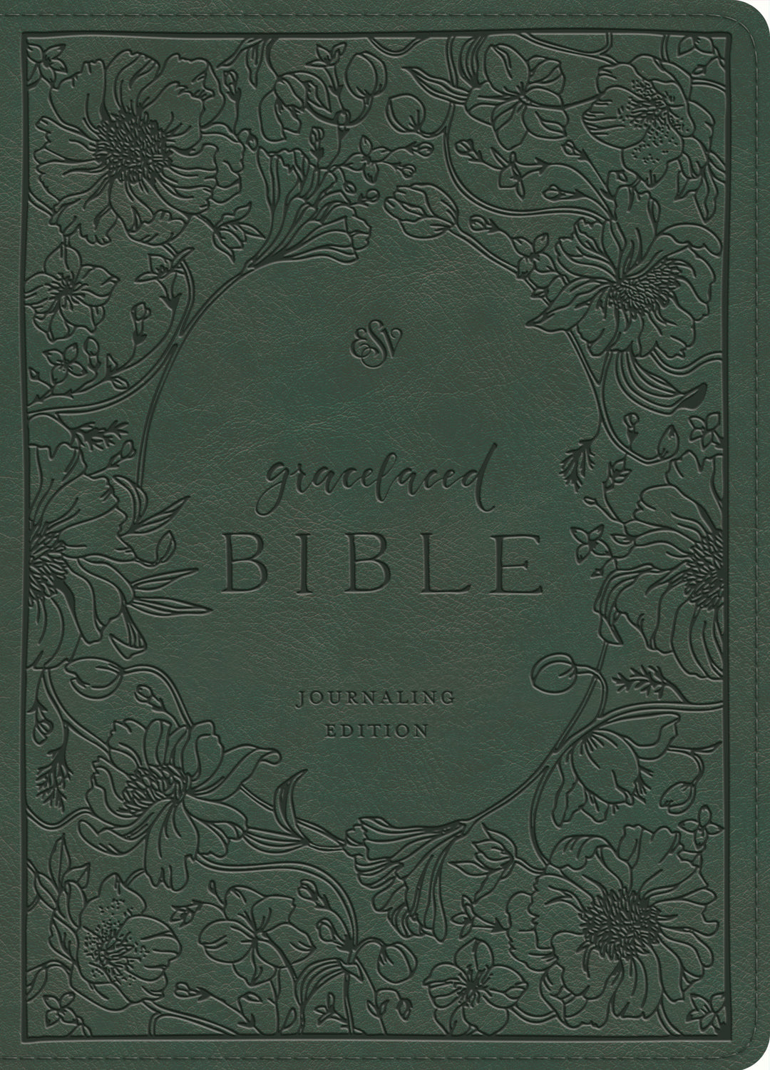 ESV Gracelaced Bible, Journaling Edition (Artwork by Ruth Chou Simons) (Trutone, Quiet Forest) front cover (8334536016072)