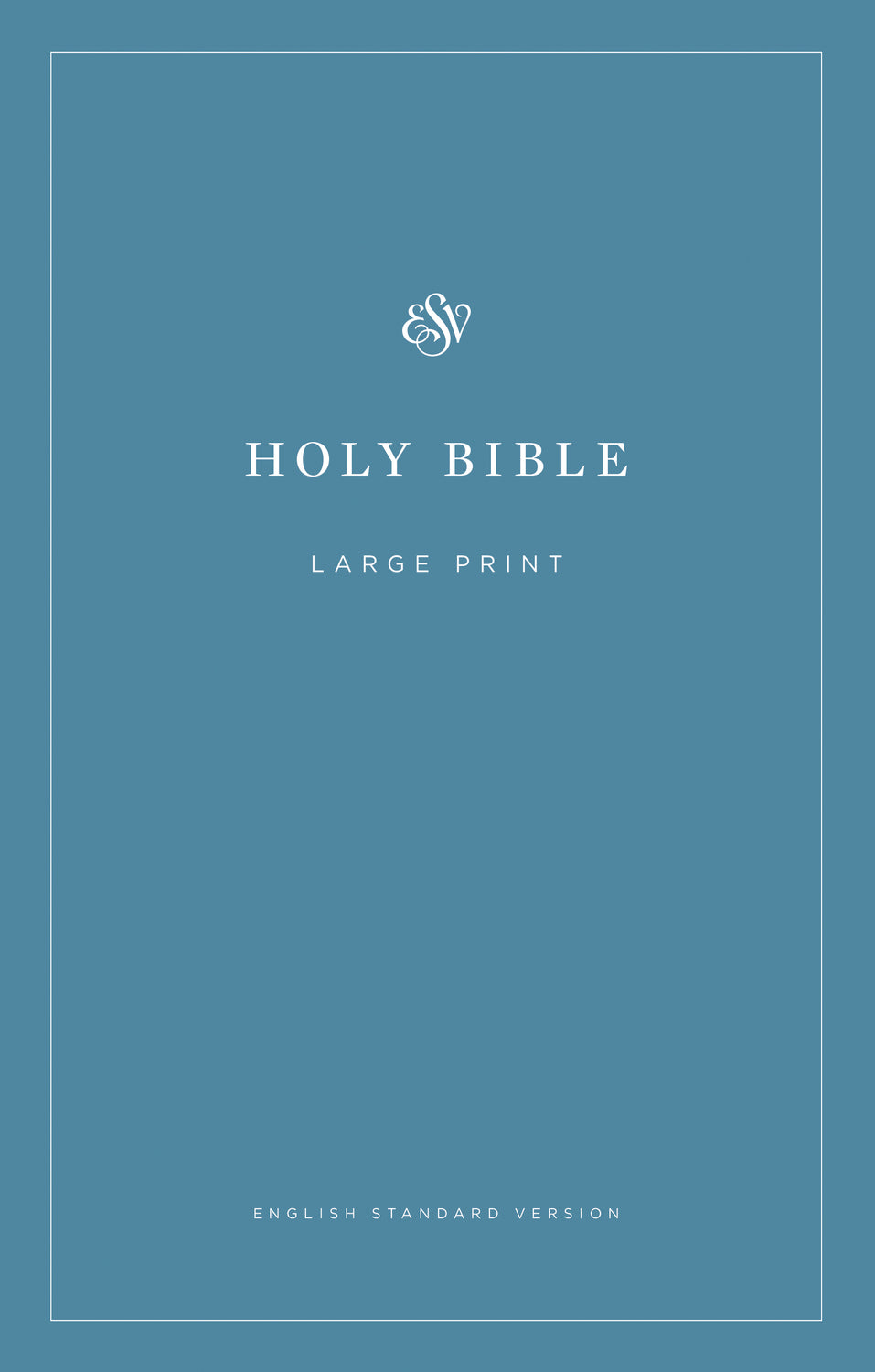 ESV Economy Bible, Large Print (Paperback) front cover (8290808627400)