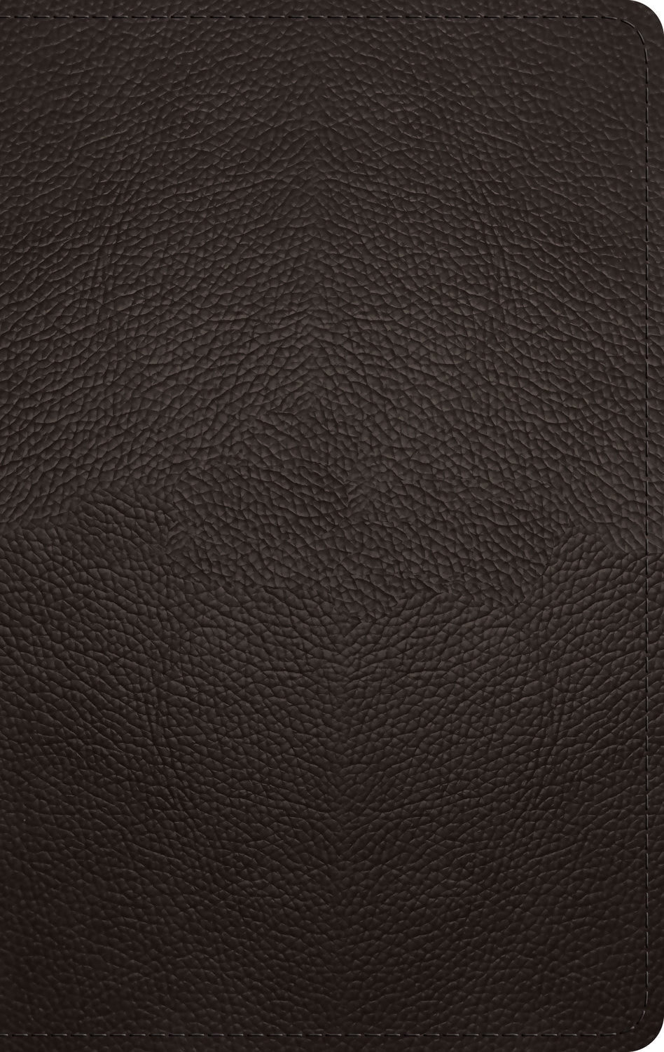 ESV Giant Print Personal Size Bible, Red Letter (Buffalo Leather, Deep Brown) front cover (8308690682056)