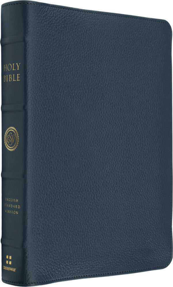 ESV Heirloom Bible, Gratia: Large Print Thinline Reference Edition (Calfskin, Meridian Blue) - ESV - 9798874912901