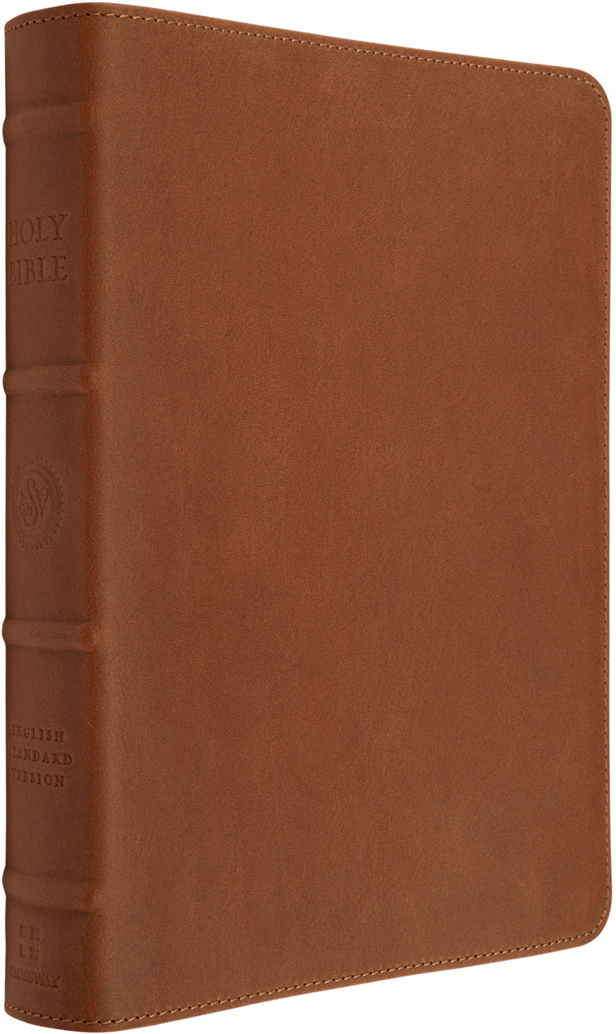 ESV Heirloom Bible, Coram Deo: Thinline Edition (Cowhide, British Tan, Full Yapp) front cover (8334545256648)