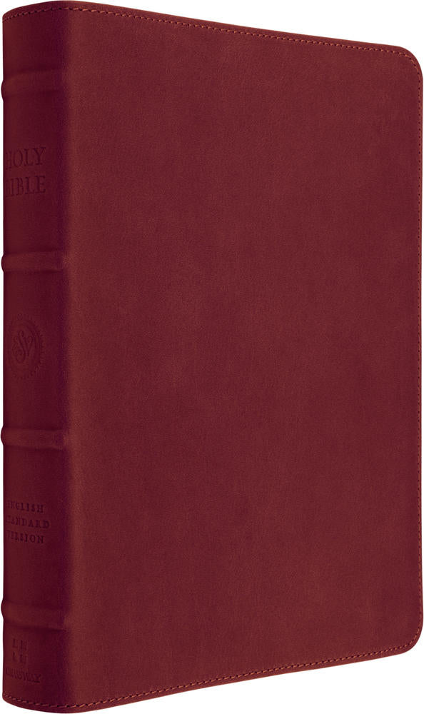 ESV Heirloom Bible, Gratia: Large Print Thinline Reference Edition (Cowhide, Carmine Red) - ESV - 9798874913656