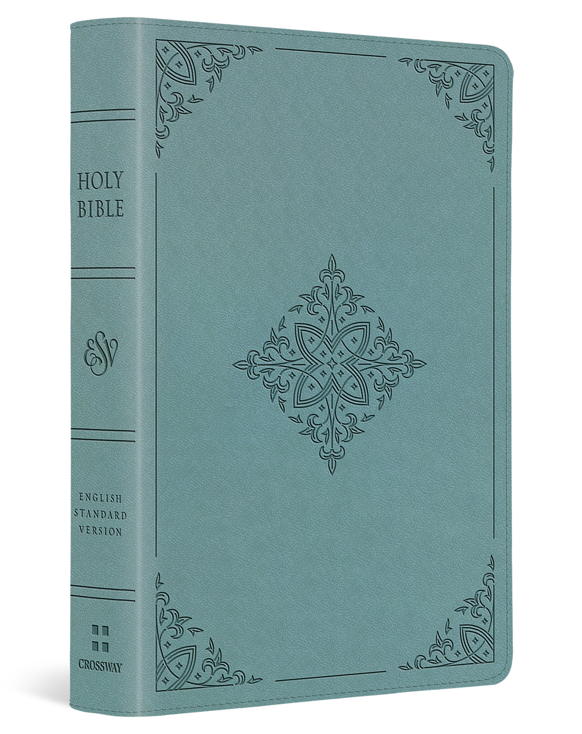 ESV Large Print Compact Bible (Trutone, Paris Sky, Fleur-de-Lis Design) cover image (8334538899656)