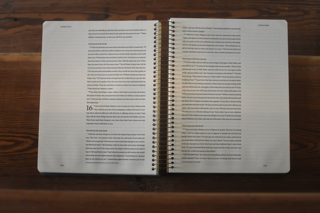 ESV Spiral-Bound Journaling Bible, Five-Volume Set (Hardcover)
