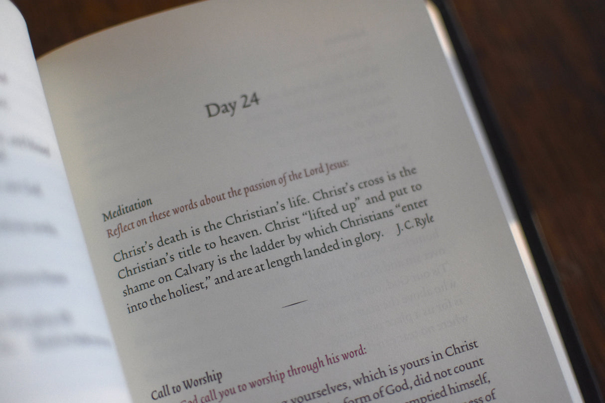 O Sacred Head, Now Wounded: A Liturgy for Daily Worship from Pascha to Pentecost (Exclusive Leather Edition)