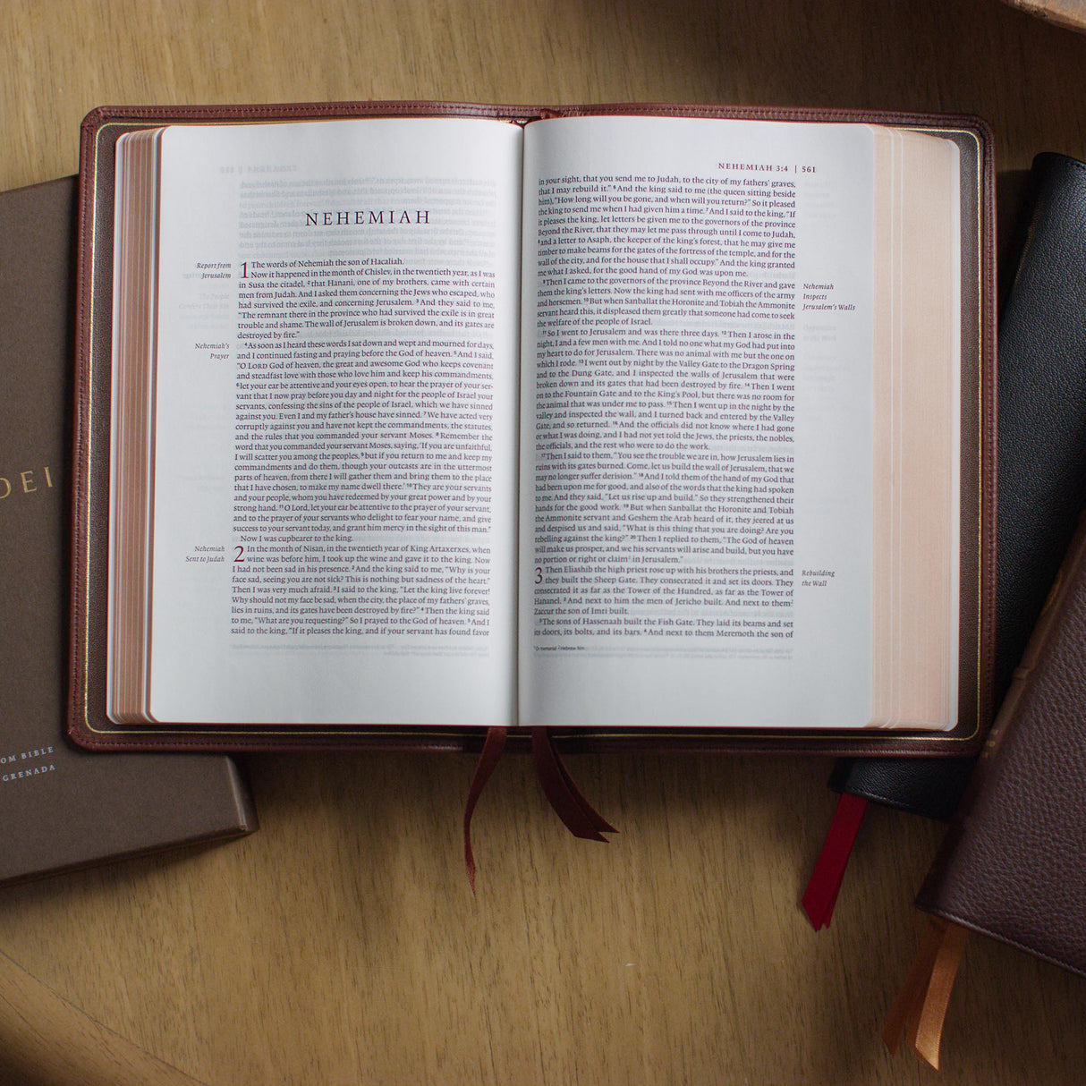 ESV Heirloom Bible, Gloria Dei: Single Column Edition (Calfskin, Grenada)