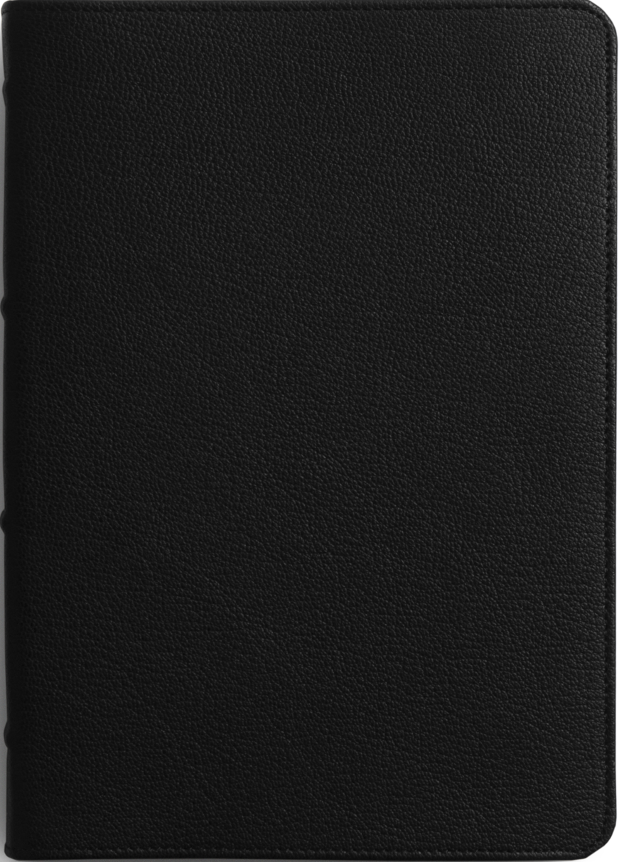 ESV Heirloom Bible, Alpha Edition (Goatskin, Black)