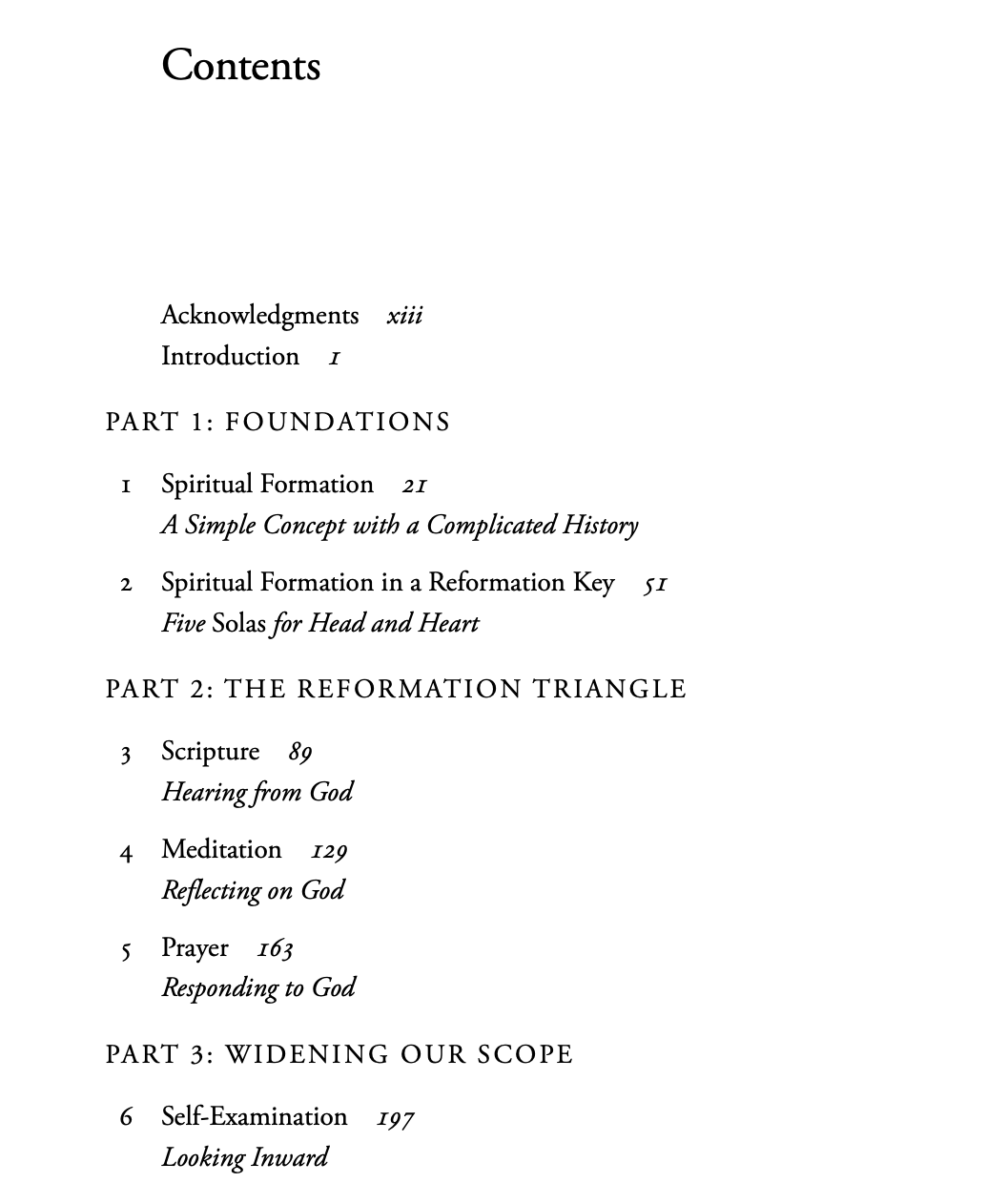 Heart Aflame for God: A Reformed Approach to Spiritual Formation