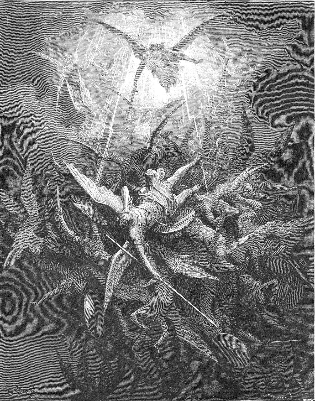 Full-page illustration from Paradise Lost: Legacy Edition