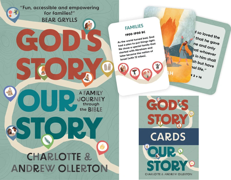 God's Story, Our Story Family Devotion and Cards Bundle
