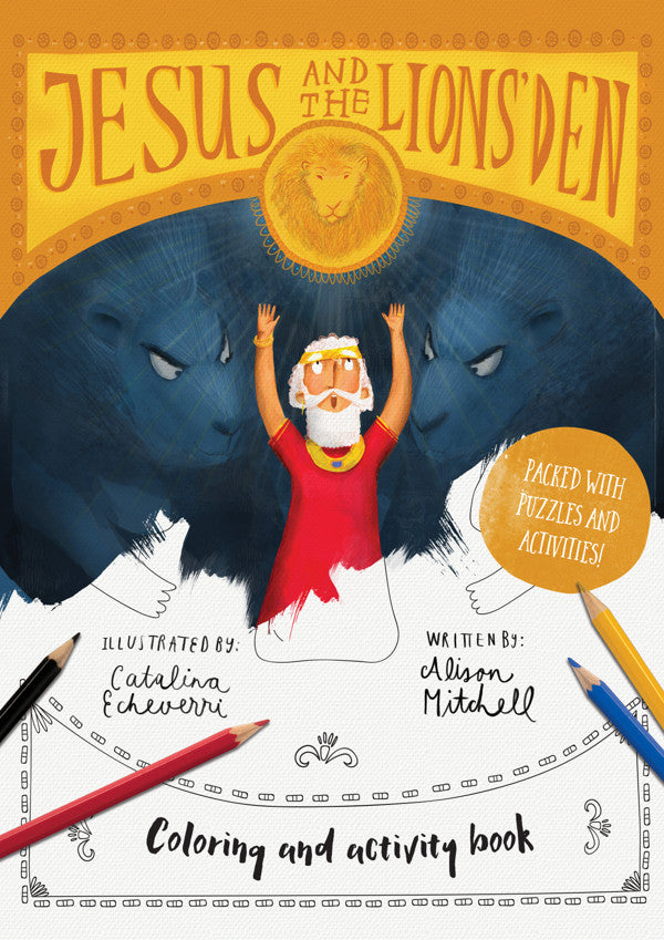 Jesus & the Lions' Den Coloring and Activity Book Coloring,