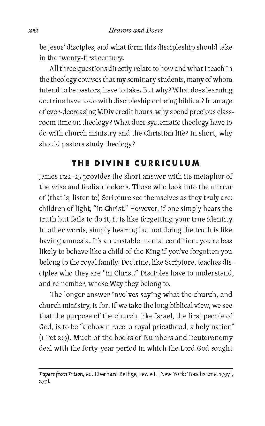 Hearers and Doers: A Pastor's Guide to Making Disciples Through Scripture and Doctrine