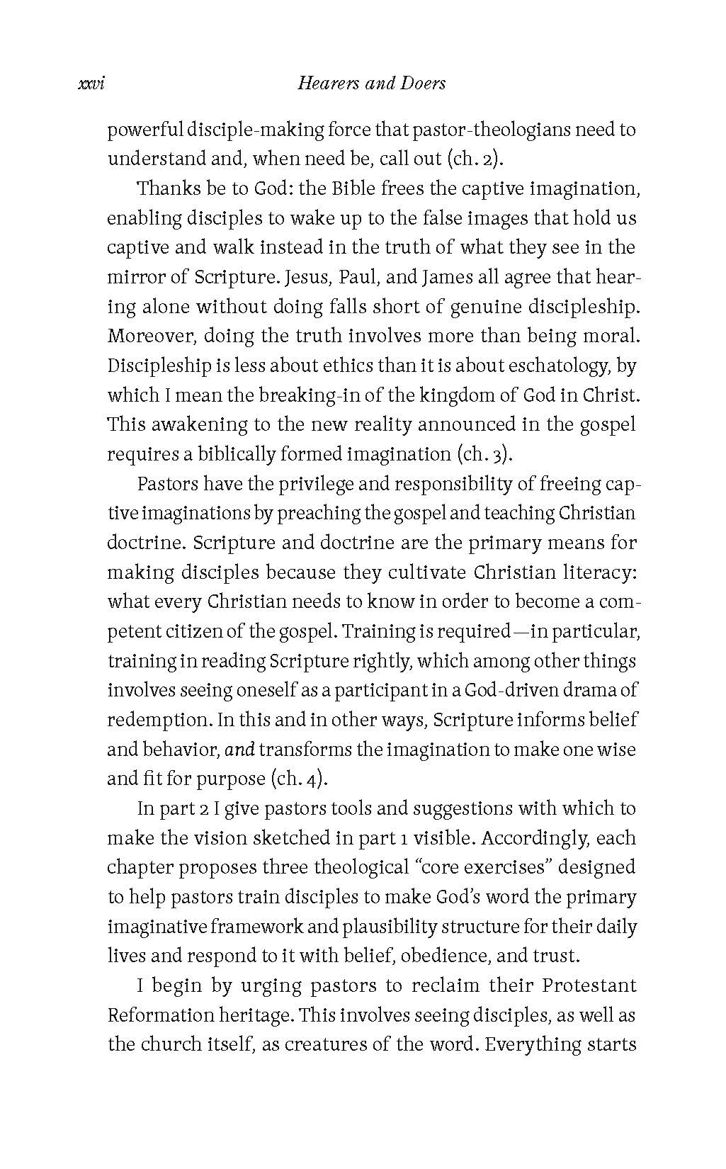 Hearers and Doers: A Pastor's Guide to Making Disciples Through Scripture and Doctrine