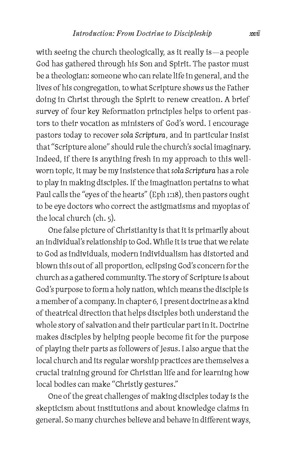 Hearers and Doers: A Pastor's Guide to Making Disciples Through Scripture and Doctrine