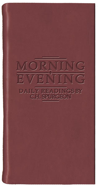 Morning and Evening: Burgundy Matte Finish