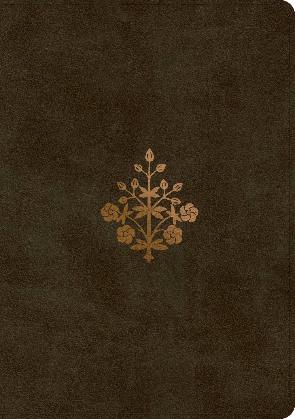 ESV Single Column Journaling Bible, Large Print (Trutone, Olive, Branch Design) cover image