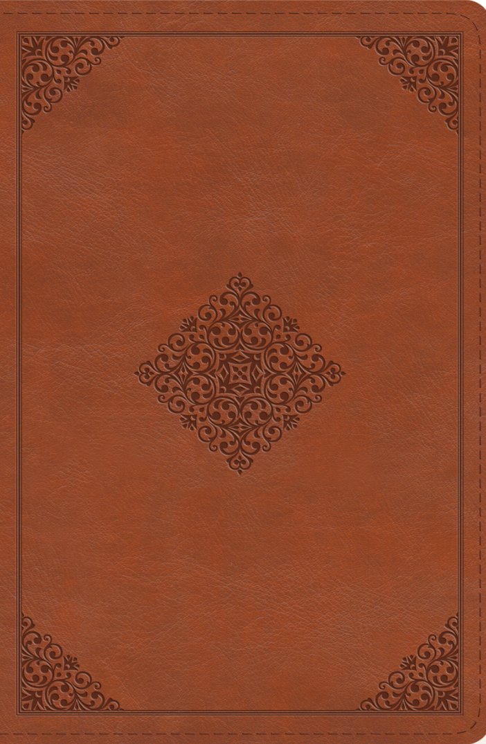 ESV Compact Bible (Trutone, English Saddle, Ornament Design) - ESV - 9781433589607