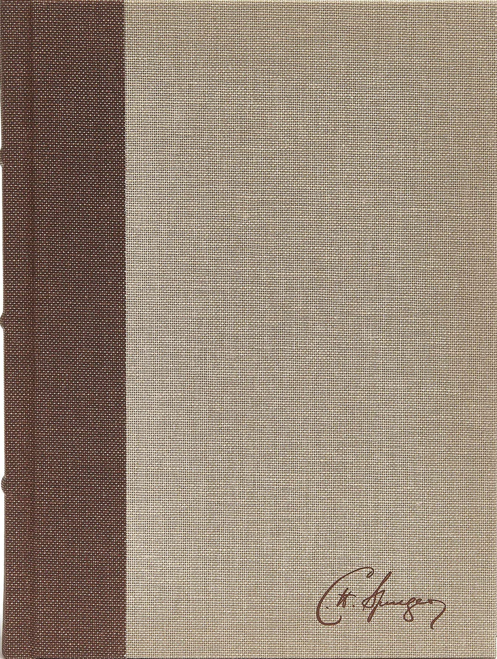 CSB Spurgeon Study Bible, Brown/Tan Cloth Over Board - Christian Standard Bible - 9781586409715
