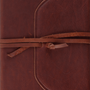 ESV Journaling Study Bible (Natural Leather, Brown, Flap with Strap) - ESV - 9781433590467