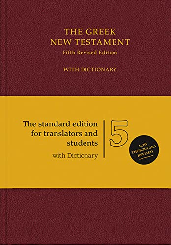 Greek New Testament-FL - UBS Greek New Testament 5th Revised Edition (Leather) - 9783438051172