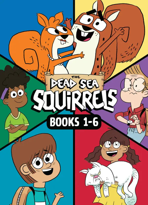 The Dead Sea Squirrels 6-Pack Books 1-6: Squirreled Away / Boy Meets Squirrels / Nutty Study Buddies / Squirrelnapped! / Tree-Mendous Trouble / Whirly Squ (Dead Sea Squirrels) - Nawrocki, Mike; Séguin-Magee, Luke (illustrator) - 9781496462817