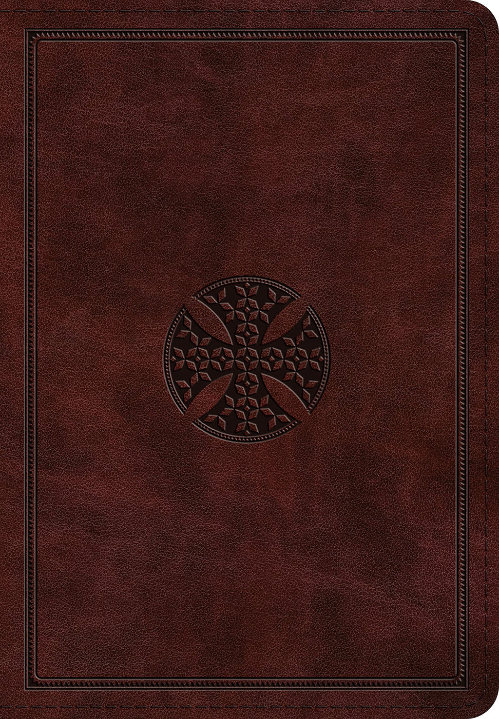 ESV Large Print Bible (Trutone, Mahogany, Mosaic Cross Design) - English Standard - 9781433581649