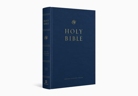 ESV Pew and Worship Bible, Large Print (Hardcover, Blue) (1022367203375)